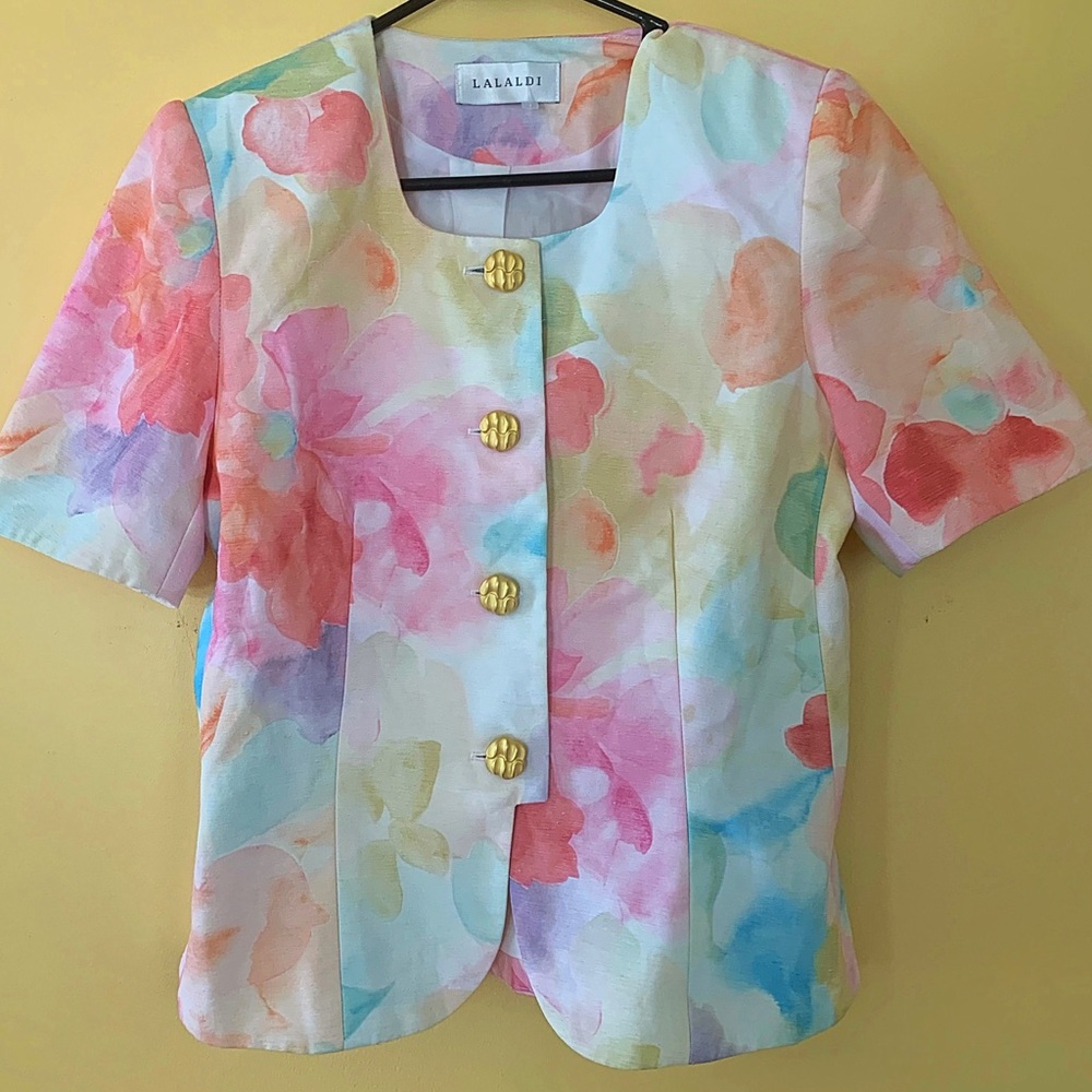 Pastel bloom blouse